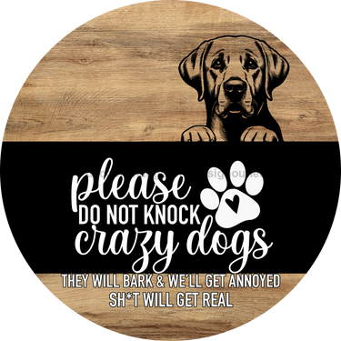 Dog Door Hanger, Hello Brought Treats Door Hanger, DCO-01975-DH, 18
